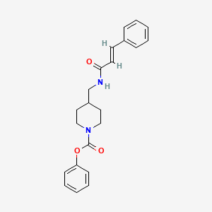 (E)-phenyl 4-(cinnamamidomethyl)piperidine-1-carboxylate