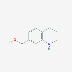 molecular formula C10H13NO B2666204 (1,2,3,4-四氢喹啉-7-基)甲醇 CAS No. 1000045-81-7