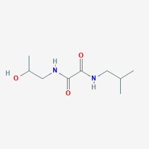 molecular formula C9H18N2O3 B2666256 N1-(2-羟基丙基)-N2-异丁氧草酰胺 CAS No. 345997-15-1