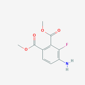Dimethyl 4-amino-3-fluorobenzene-1,2-dicarboxylate