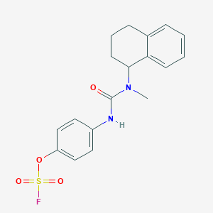 1-[(4-Fluorosulfonyloxyphenyl)carbamoyl-methylamino]-1,2,3,4-tetrahydronaphthalene