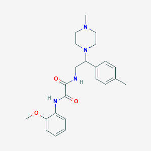 N1-(2-methoxyphenyl)-N2-(2-(4-methylpiperazin-1-yl)-2-(p-tolyl)ethyl)oxalamide