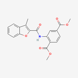 Dimethyl 2-(3-methylbenzofuran-2-carboxamido)terephthalate