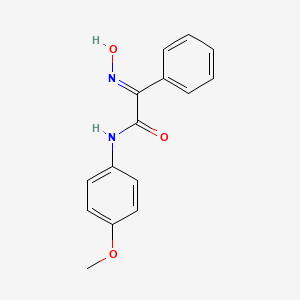 N1-(4-methoxyphenyl)-2-hydroxyimino-2-phenylacetamide