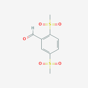 2,5-Bis(methylsulfonyl)benzaldehyde