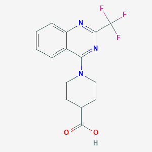 1-[2-(trifluoromethyl)quinazolin-4-yl]piperidine-4-carboxylic Acid