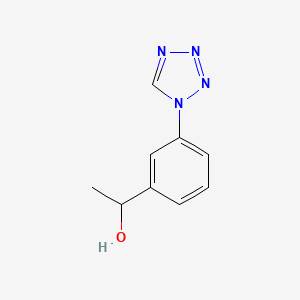 1-[3-(1H-tetrazol-1-yl)phenyl]ethanol