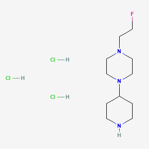 1-(2-Fluoroethyl)-4-(4-piperidinyl)piperazine trihydrochloride