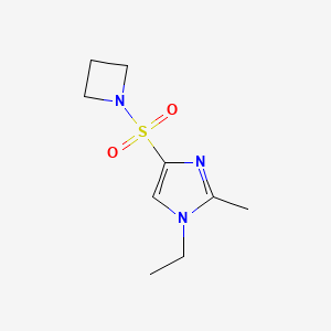 4-(azetidine-1-sulfonyl)-1-ethyl-2-methyl-1H-imidazole