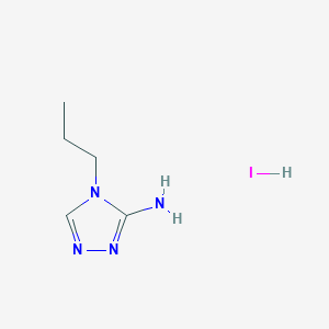 4-Propyl-1,2,4-triazol-3-amine;hydroiodide