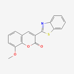 3-(1,3-benzothiazol-2-yl)-8-methoxy-2H-chromen-2-one