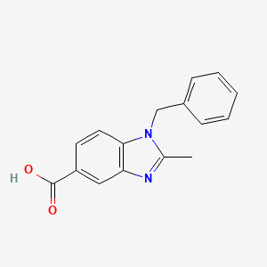 1-Benzyl-2-methylbenzodiazole-5-carboxylic acid