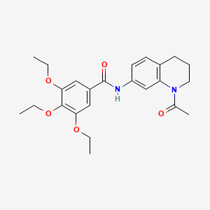 N-(1-acetyl-1,2,3,4-tetrahydroquinolin-7-yl)-3,4,5-triethoxybenzamide