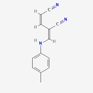 4-(4-Toluidinomethylene)-2-pentenedinitrile