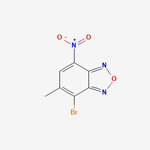 molecular formula C7H4BrN3O3 B2666436 4-Bromo-5-methyl-7-nitro-2,1,3-benzoxadiazole CAS No. 2402829-73-4