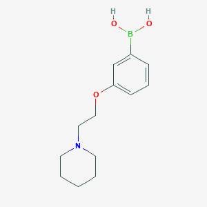 {3-[2-(Piperidin-1-yl)ethoxy]phenyl}boronic acid