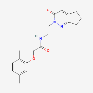 2-(2,5-dimethylphenoxy)-N-(2-(3-oxo-3,5,6,7-tetrahydro-2H-cyclopenta[c]pyridazin-2-yl)ethyl)acetamide