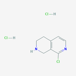 8-Chloro-1,2,3,4-tetrahydro-2,7-naphthyridine;dihydrochloride