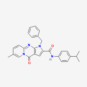 1-benzyl-N-(4-isopropylphenyl)-7-methyl-4-oxo-1,4-dihydropyrido[1,2-a]pyrrolo[2,3-d]pyrimidine-2-carboxamide