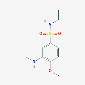 N-ethyl-4-methoxy-3-(methylamino)benzenesulfonamide