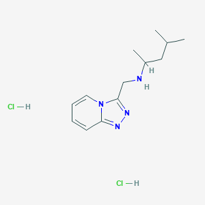 (4-Methylpentan-2-yl)({[1,2,4]triazolo[4,3-a]pyridin-3-ylmethyl})amine dihydrochloride