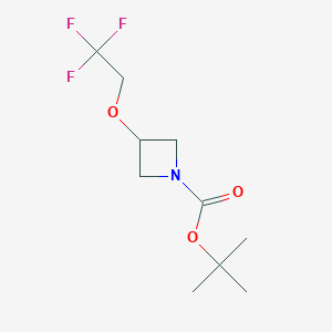 B2666586 Tert-butyl 3-(2,2,2-trifluoroethoxy)azetidine-1-carboxylate CAS No. 1423056-03-4