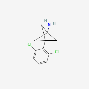 3-(2,6-Dichlorophenyl)bicyclo[1.1.1]pentan-1-amine