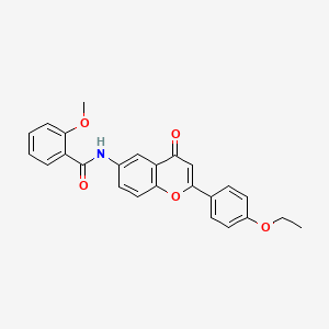 N-[2-(4-ethoxyphenyl)-4-oxo-4H-chromen-6-yl]-2-methoxybenzamide