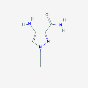 4-Amino-1-tert-butylpyrazole-3-carboxamide