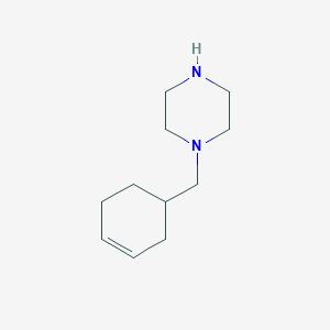 1-(Cyclohex-3-en-1-ylmethyl)piperazine