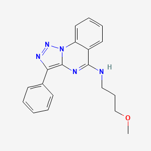 N-(3-methoxypropyl)-3-phenyltriazolo[1,5-a]quinazolin-5-amine