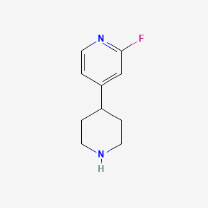 2-Fluoro-4-(piperidin-4-yl)pyridine