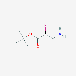 Tert-butyl (2S)-3-amino-2-fluoropropanoate