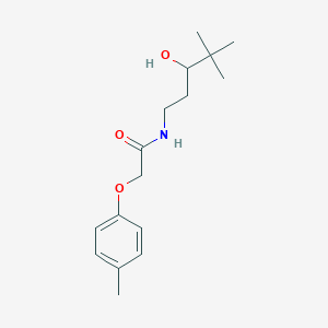 molecular formula C16H25NO3 B2666704 N-(3-hydroxy-4,4-dimethylpentyl)-2-(p-tolyloxy)acetamide CAS No. 1396706-69-6