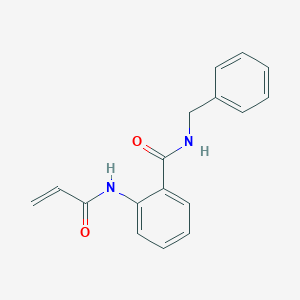 molecular formula C17H16N2O2 B2666740 N-benzyl-2-(prop-2-enamido)benzamide CAS No. 32961-29-8