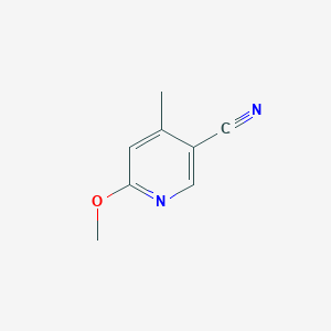molecular formula C8H8N2O B2666782 6-Methoxy-4-methylnicotinonitrile CAS No. 243469-66-1