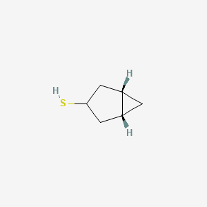 molecular formula C6H10S B2666794 (1S,5R)-Bicyclo[3.1.0]hexane-3-thiol CAS No. 2550997-11-8