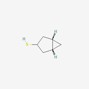 molecular formula C6H10S B2666794 (1S,5R)-双环[3.1.0]己烷-3-硫醇 CAS No. 2550997-11-8