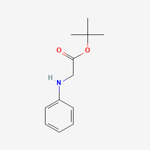 molecular formula C12H17NO2 B2666795 Tert-butyl 2-(phenylamino)acetate CAS No. 65171-67-7