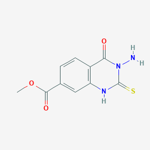 Methyl 3-amino-4-oxo-2-thioxo-1,2,3,4-tetrahydroquinazoline-7-carboxylate