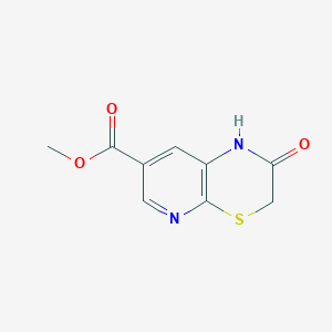 molecular formula C9H8N2O3S B2666821 Methyl 2-oxo-2,3-dihydro-1h-pyrido[2,3-b][1,4]thiazine-7-carboxylate CAS No. 443955-71-3