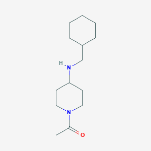 1-[4-(Cyclohexylmethylamino)piperidin-1-yl]ethanone