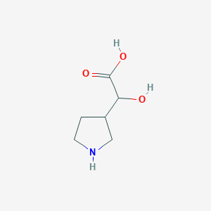 2-Hydroxy-2-(pyrrolidin-3-yl)acetic acid