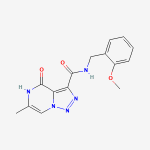 N-(2-methoxybenzyl)-6-methyl-4-oxo-4,5-dihydro[1,2,3]triazolo[1,5-a]pyrazine-3-carboxamide