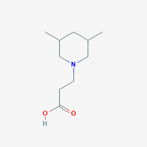 3-(3,5-Dimethylpiperidin-1-YL)propanoic acid