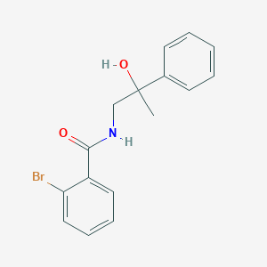 molecular formula C16H16BrNO2 B2666856 2-bromo-N-(2-hydroxy-2-phenylpropyl)benzamide CAS No. 1351585-26-6