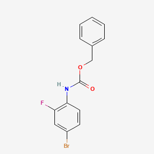 Benzyl N-(4-bromo-2-fluorophenyl)carbamate