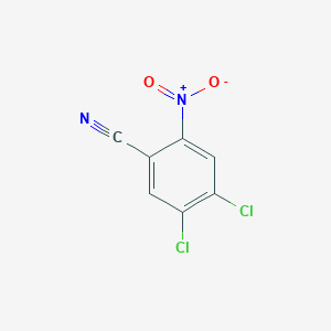 molecular formula C7H2Cl2N2O2 B2666897 4,5-二氯-2-硝基苯甲腈 CAS No. 28523-93-5