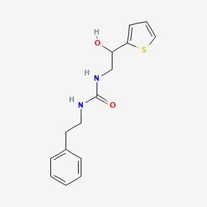 1-(2-Hydroxy-2-(thiophen-2-yl)ethyl)-3-phenethylurea