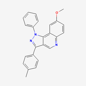 molecular formula C24H19N3O B2666931 8-methoxy-3-(4-methylphenyl)-1-phenyl-1H-pyrazolo[4,3-c]quinoline CAS No. 901020-20-0